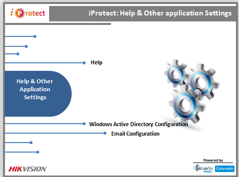 iProtectHelp & Other application Settings